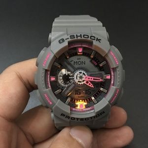 Casio G-Shock GA110-TS Grey Pink Unisex